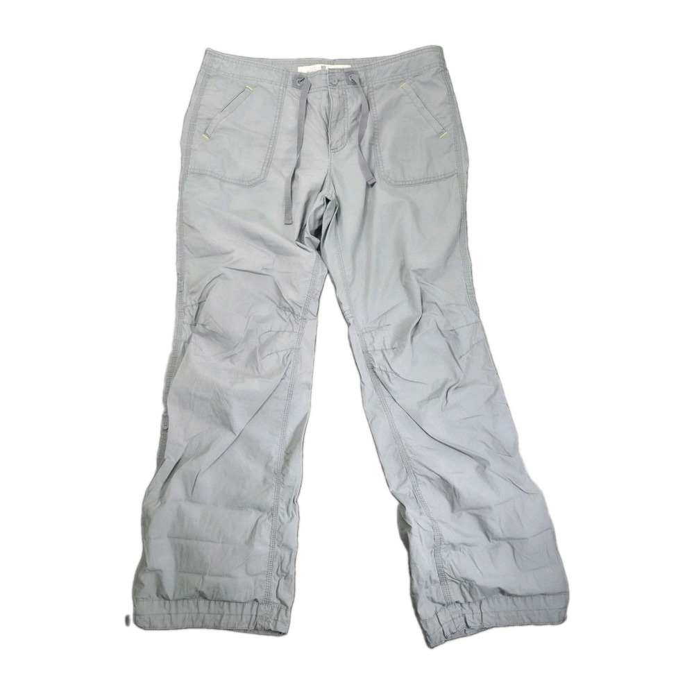Vintage Y2k Gap Utility Roll Up Button Legs Articulated Knee Pant Womens M 36×33